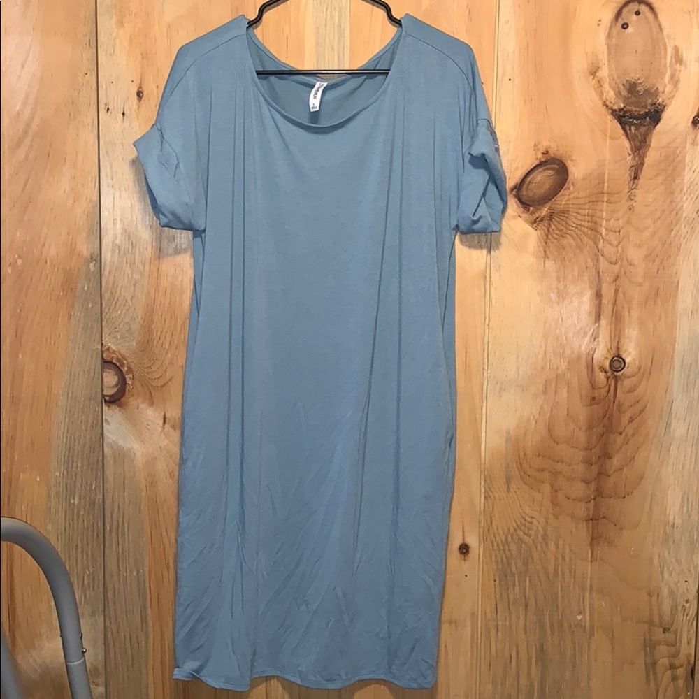 💕Never worn💕 blue maternity dress